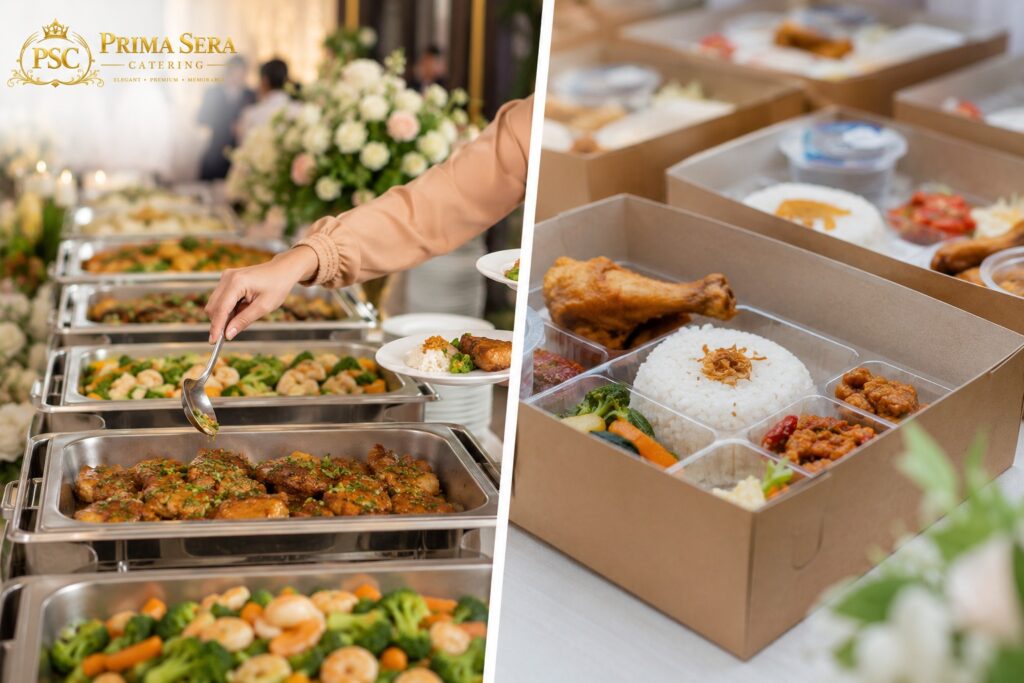 Catering Prasmanan vs Nasi Box, Mana yang Cocok untuk Acara Anda?